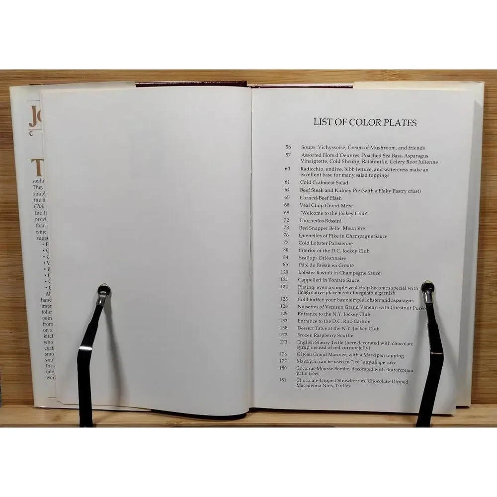 The Jockey Club Cookbook‎ by Stan Dworkin - FIRST EDITION